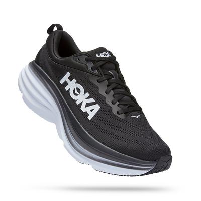 Men's Hoka Bondi 8 (Wide) BLACK/WHITE