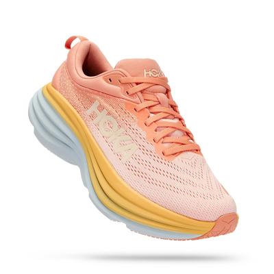 Women's Hoka Bondi 8 SHELL_CORAL/PEACH