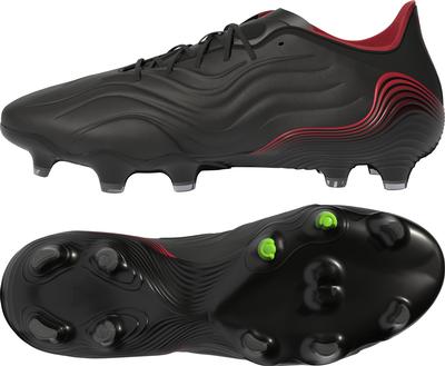 adidas Copa Sense.3 FG Black/White/Red Firm Ground Soccer Cleats - model GW4958 | SoccerGarage.com