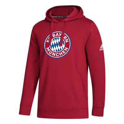 adidas Bayern Munich Crest Hoody Power Red/White
