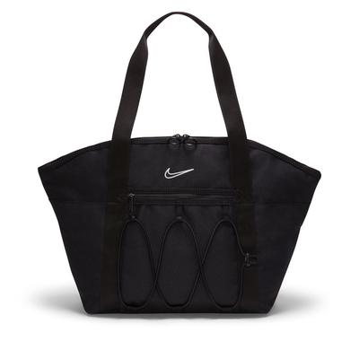 Women's Nike One Training Tote Bag BLACK/BLACK/WHITE