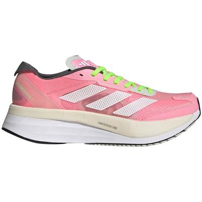 Women's adidas Adizero Boston 11 BEAM_PINK/FTWR_WHT