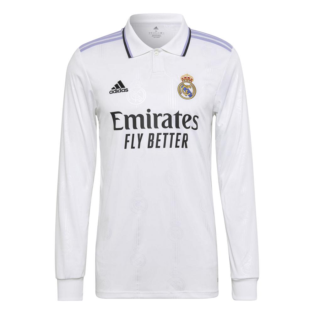  Adidas Real Madrid Home Ls Jersey 22/23