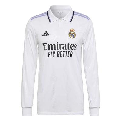 adidas Real Madrid Home LS Jersey 22/23