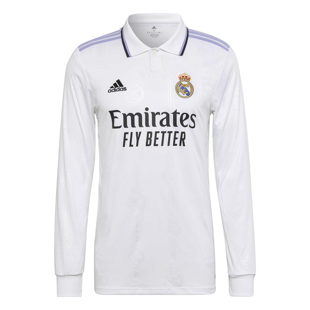 Anzai De slaapkamer schoonmaken riem adidas Real Madrid Home LS Jersey 22/23