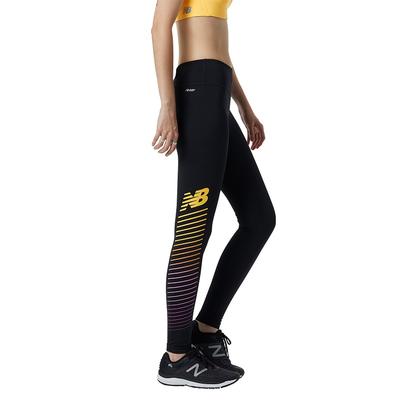 Women's New Balance Reflective Accelerate Tight BLACK_MULTI