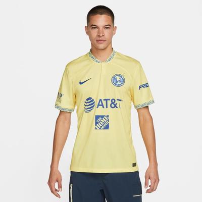 Nike Club America Home Jersey 22/23 Lemon Chiffon/Blue