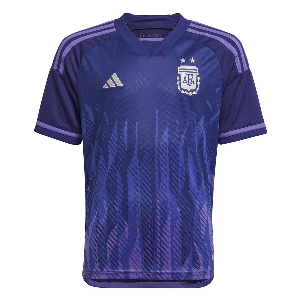  Adidas Argentina Away Jersey World Cup 2022 Youth