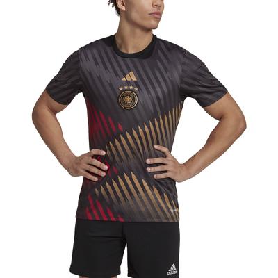 adidas Germany Pre-Match Jersey World Cup 2022 BLACK/GREY/RED