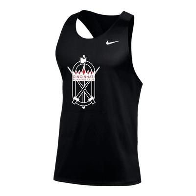 Men's Nike UC Run Club Team Run Singlet BLACK