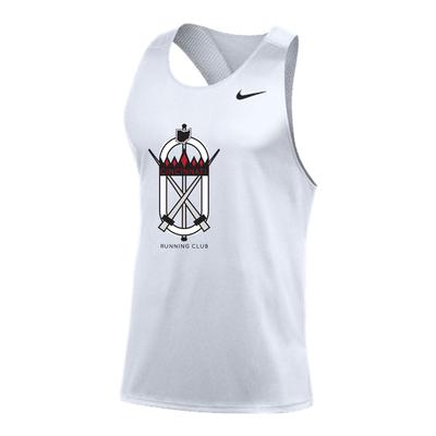 Men's Nike UC Run Club Team Run Singlet WHITE