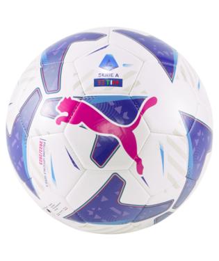 Puma Orbita Serie A Mini Soccer Ball Wht/Blue/Sunset Glow