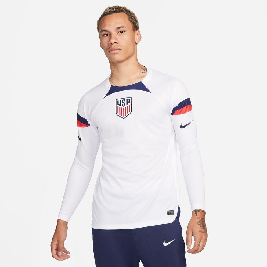 U.S. 2022/23 Stadium Home Men's Nike Dri-FIT Soccer Shorts.