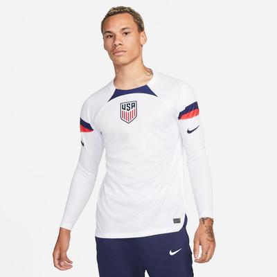 Nike USA Home LS Jersey World Cup 2022 White/Loyal Blue