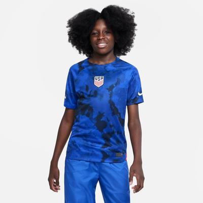 Nike USA Away Jersey World Cup 2022 Youth Bright Blue/White