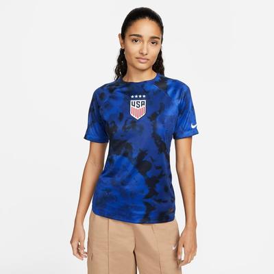 Nike USA Away Jersey 2022 Women's Bright Blue/White