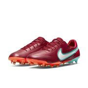 Nike Tiempo Legend 9 Elite FG: TM Red/Wht/Hibiscus