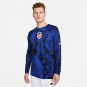 Nike USA Away LS Jersey World Cup 2022: Bright Blue/White