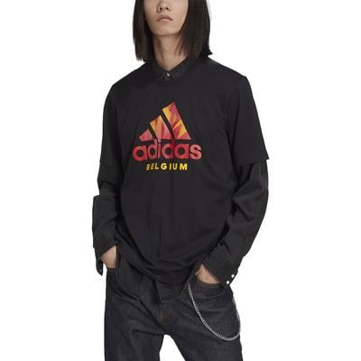 adidas Belgium Graphic SS Tee BLACK