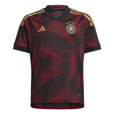 adidas Germany Away Jersey World Cup 2022 Youth BLACK