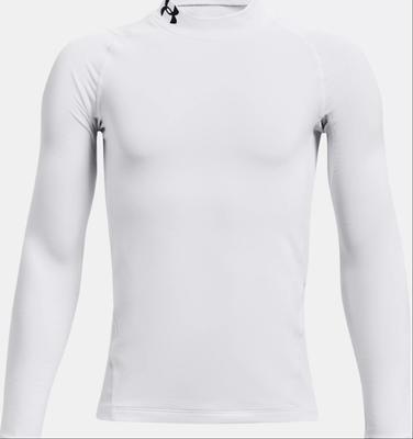 Under Armour ColdGear Compression Mock WHITE