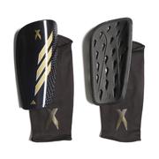 adidas X SG League Shinguard: BLACK/GREY/GOLD