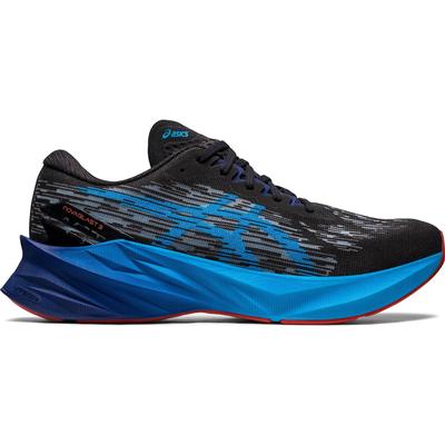 Men's Asics Novablast 3 BLACK/ISLAND_BLUE