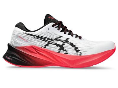 Men's Asics Novablast 3 WHITE/BLACK