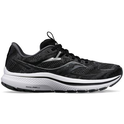 Men's Saucony Omni 21 (Wide) BLACK/WHITE