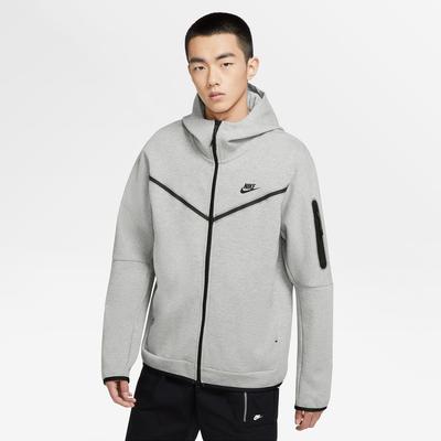 Men's Nike Sportswear Tech Fleece Full-Zip Hoodie DARK_GREY_HTR/BLACK