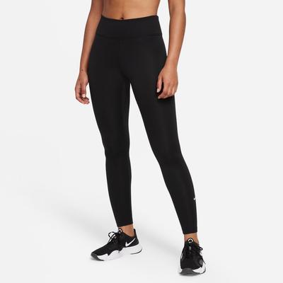 Women's Nike Therma-FIT One Mid-Rise Leggings BLACK/WHITE