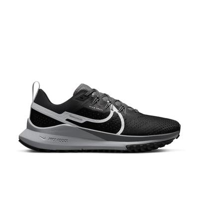 Women's Nike React Pegasus Trail 4 Trail Running Shoes BLACK/AURA_DARK_GREY