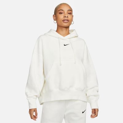 Women's Nike Sportswear Phoenix Fleece Pullover Hoodie SAIL/BLACK