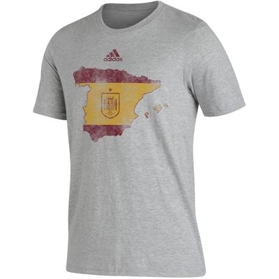 adidas Spain Country Tee 22 Grey/Red/Gold