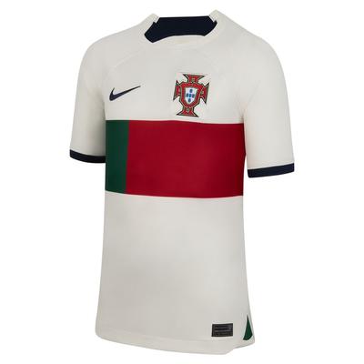Nike Portugal Away Jersey Youth 2022 Sail/Obsidian