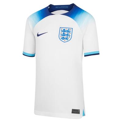 Nike England Home Jersey Youth 2022 WHITE/BLUE