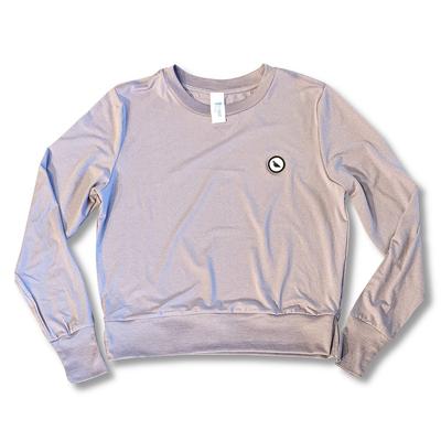 Women's Runners Plus Crewneck Sweatshirt HEATHER_DUSTY_ORCHID