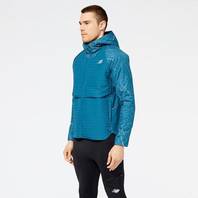 Men's New Balance Reflective Impact Run Heat Jacket DARK_MOONSTONE