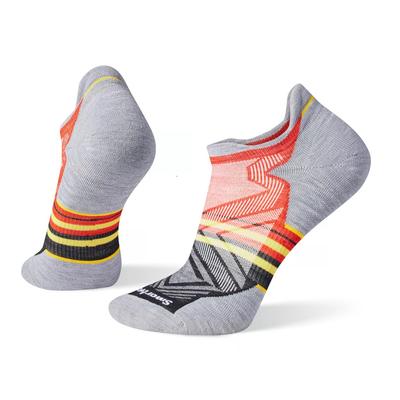 Smartwool Run Targeted Cushion Low Ankle Pattern Socks TANDOORI_ORANGE