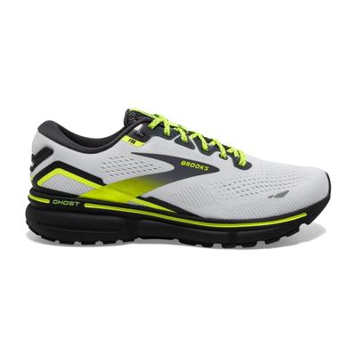 Men's Brooks Ghost 15 WHITE/EBONY/NIGHT