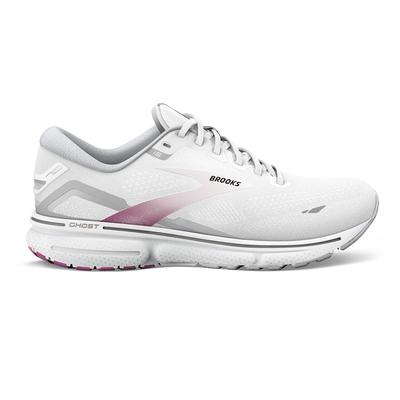 Women's Brooks Ghost 15 WHITE/OYSTER/VIOLA