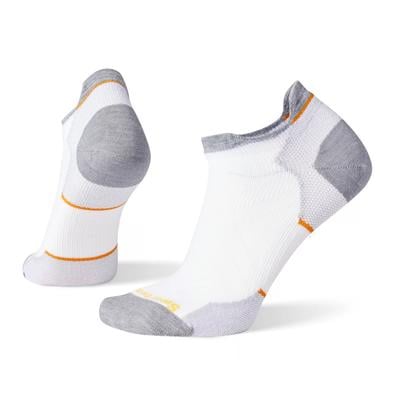 W Smartwool Run Zero Cushion Low Ankle Socks WHITE