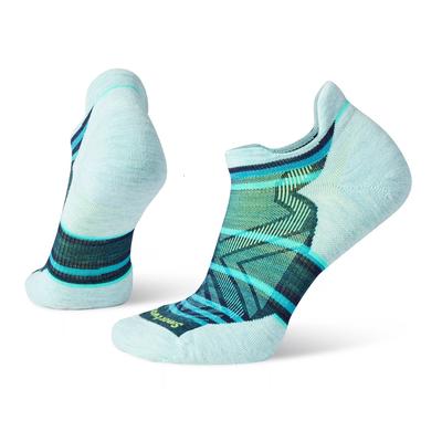 W Smartwool Run Targeted Cushion Stripe Low Ankle Socks TWILIGHT_BLUE