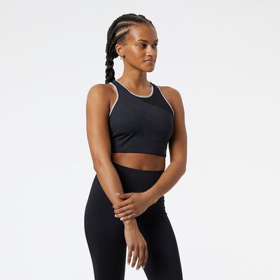 Women's New Balance Q Speed Crop Bra BLACK