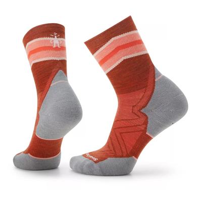 W Smartwool Run Targeted Cushion Mid Crew Socks PICANTE