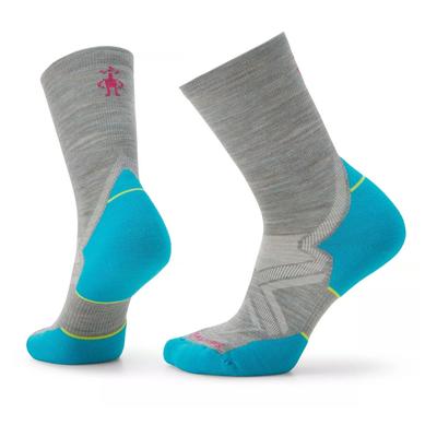 W Smartwool Run Cold Weather Targeted Cushion Crew Socks LUNAR_GRAY