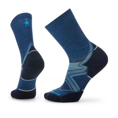 W Smartwool Run Cold Weather Targeted Cushion Crew Socks ALPINE_BLUE