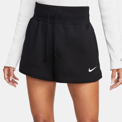 Women's Nike Sportswear Phoenix Fleece High-Waisted Shorts BLACK/SAIL