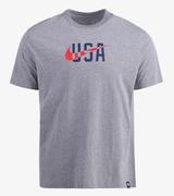 Nike U.S. Swoosh Women's T-Shirt: Dk Grey Heather