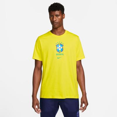 Nike Brasil Crest Tee Dynamic Yellow